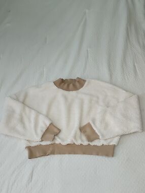 Fabletics Malia Polar Sherpa Fleece Pullover – Size L
